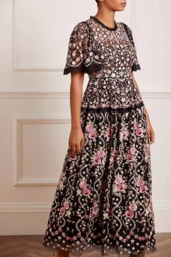 Needle & Thread Holding LTD Rosie Lace Ankle Gown