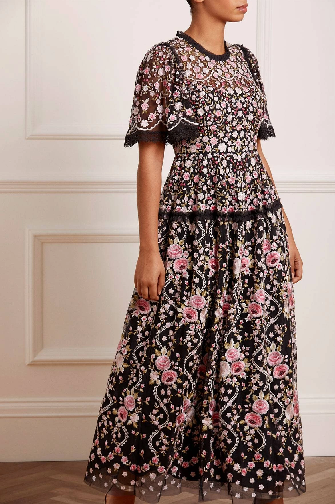 Needle & Thread Holding LTD Rosie Lace Ankle Gown