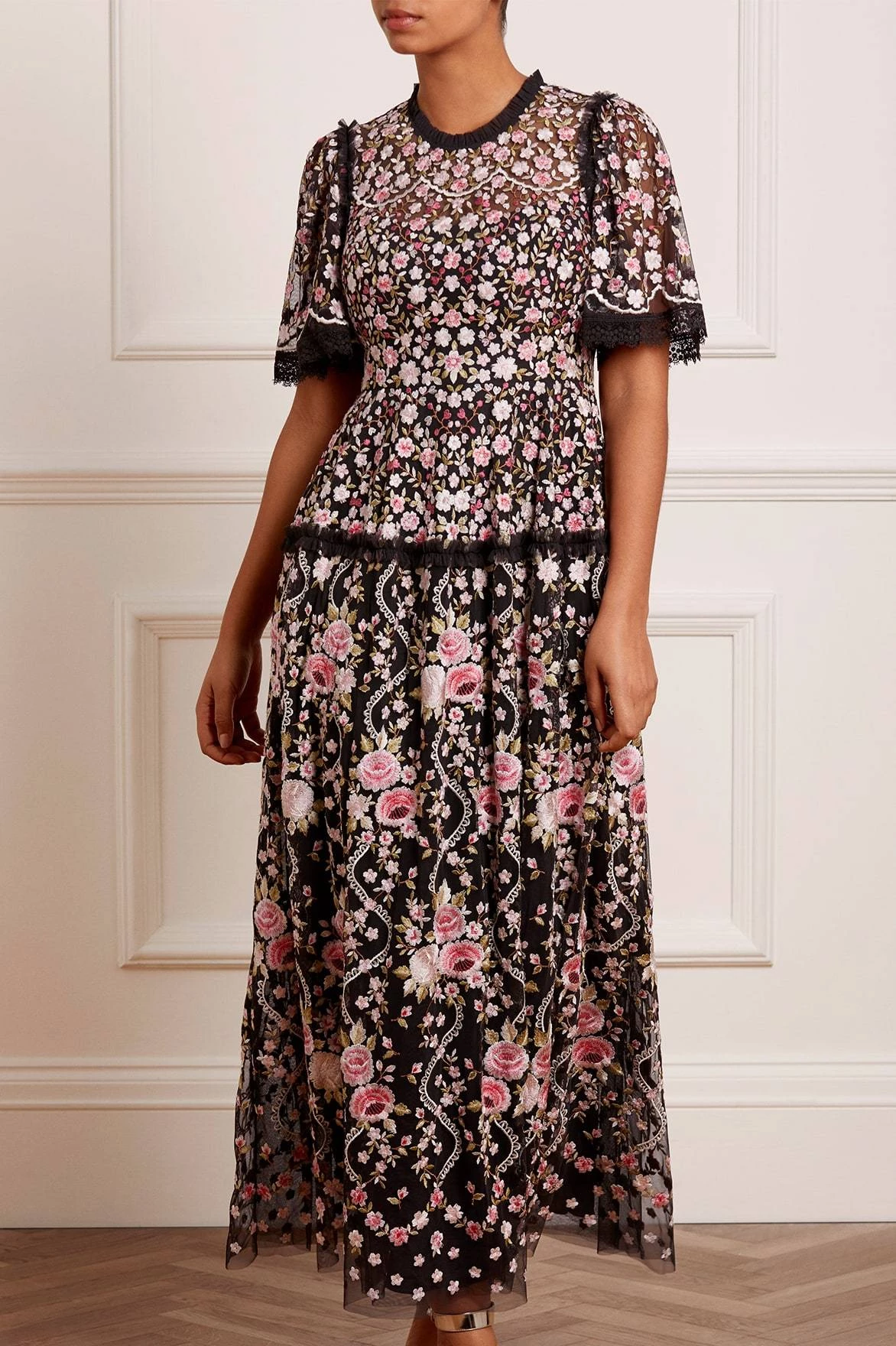 Needle & Thread Holding LTD Rosie Lace Ankle Gown 3 Needle & Thread Holding LTD Rosie Lace Ankle Gown