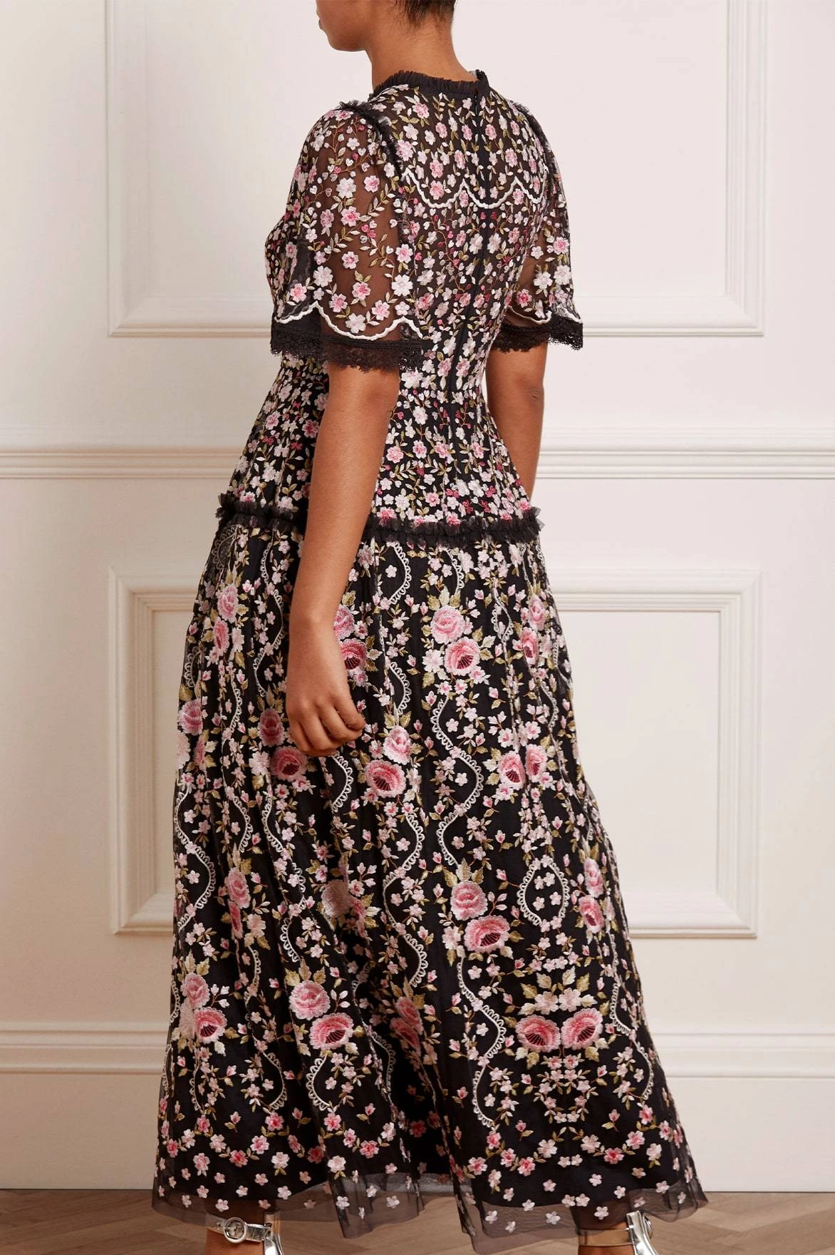 Needle & Thread Holding LTD Rosie Lace Ankle Gown 8 Needle & Thread Holding LTD Rosie Lace Ankle Gown