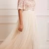 Needle & Thread Holding LTD All - Womenswear Rosie Lace Bodice Short Sleeve Ankle Gown