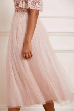 Needle & Thread Holding LTD Rosie Lace Bodice Short Sleeve Round Neck Ballerina Dress All - Womenswear 8 Needle & Thread Holding LTD Rosie Lace Bodice Short Sleeve Round Neck Ballerina Dress All - Womenswear