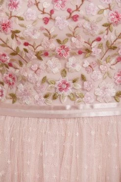 Needle & Thread Holding LTD Rosie Lace Bodice Short Sleeve Round Neck Ballerina Dress All - Womenswear 9 Needle & Thread Holding LTD Rosie Lace Bodice Short Sleeve Round Neck Ballerina Dress All - Womenswear