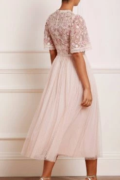 Needle & Thread Holding LTD Rosie Lace Bodice Short Sleeve Round Neck Ballerina Dress All - Womenswear 11 Needle & Thread Holding LTD Rosie Lace Bodice Short Sleeve Round Neck Ballerina Dress All - Womenswear