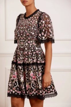 Needle & Thread Holding LTD Rosie Lace Micro Mini Dress All - Womenswear