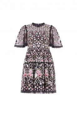 Needle & Thread Holding LTD Rosie Lace Micro Mini Dress All - Womenswear