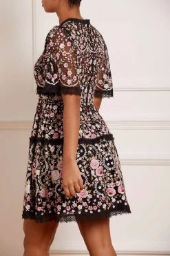 Needle & Thread Holding LTD Rosie Lace Micro Mini Dress All - Womenswear 16 Needle & Thread Holding LTD Rosie Lace Micro Mini Dress All - Womenswear