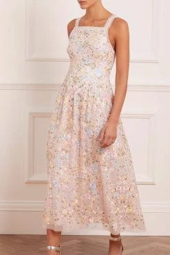 Needle & Thread Holding LTD Secret Garden Bib Ballerina Dress All - Womenswear