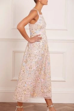 Needle & Thread Holding LTD Secret Garden Bib Ballerina Dress All - Womenswear