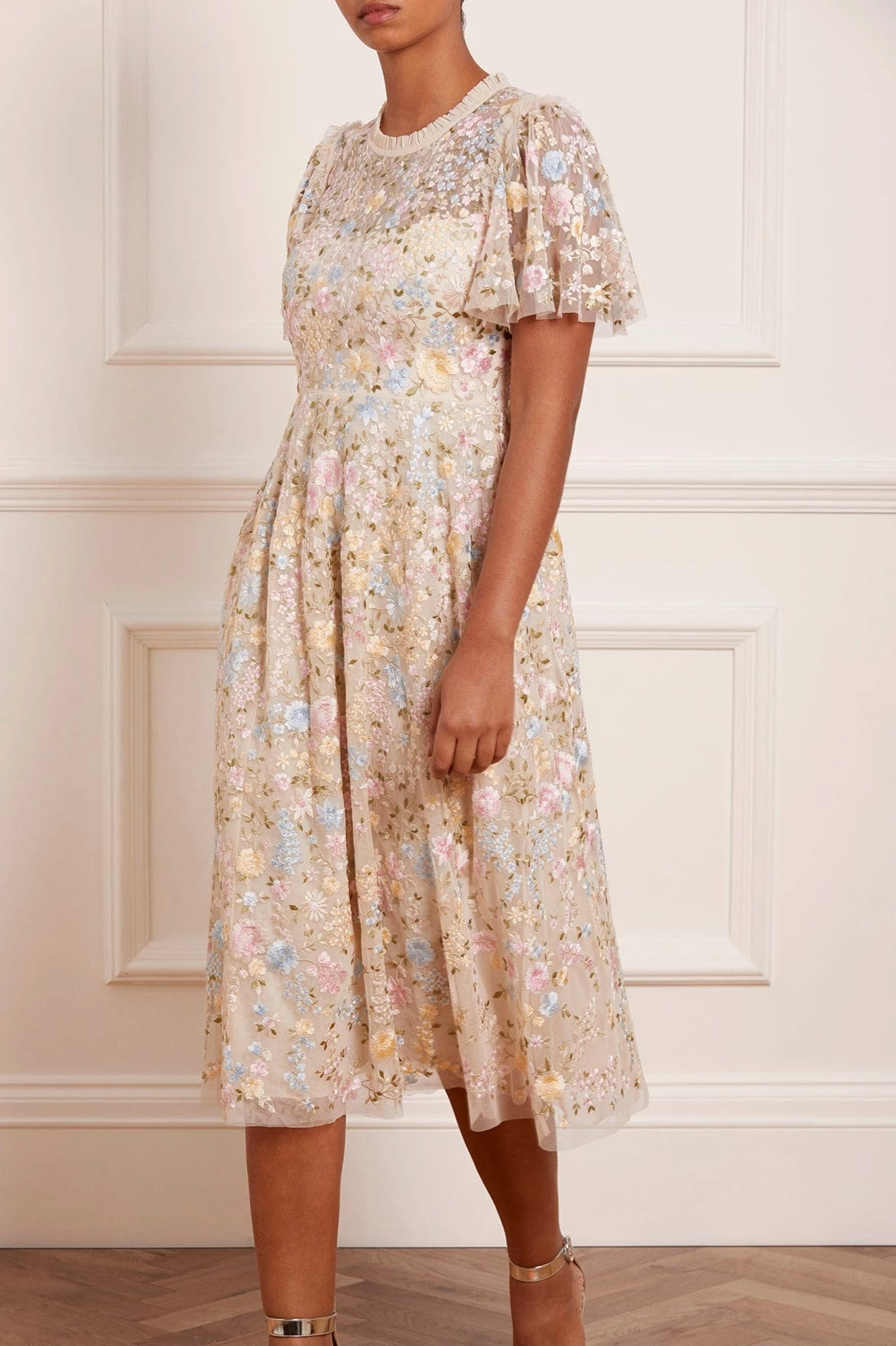 Needle & Thread Holding LTD All - Womenswear Secret Garden Short Sleeve Midaxi Dress 3 Needle & Thread Holding LTD All - Womenswear Secret Garden Short Sleeve Midaxi Dress