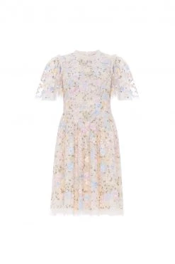 Needle & Thread Holding LTD All - Womenswear Secret Garden Short Sleeve Micro Mini Dress