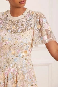 Needle & Thread Holding LTD All - Womenswear Secret Garden Short Sleeve Micro Mini Dress