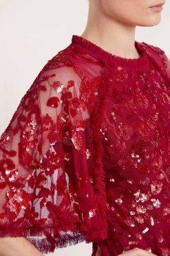 Needle & Thread Holding LTD Sequin Ribbon Gown