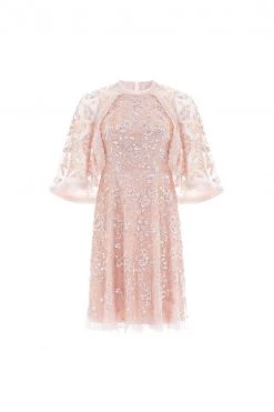 Needle & Thread Holding LTD Sequin Ribbon Mini Dress