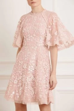 Needle & Thread Holding LTD Sequin Ribbon Mini Dress