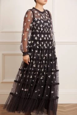 Needle & Thread Holding LTD Serefina Ditsy Gown All - Womenswear