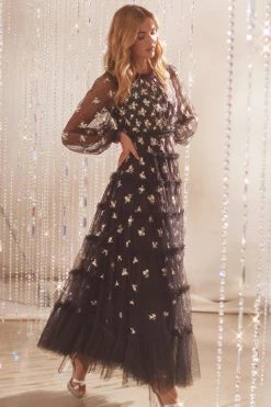 Needle & Thread Holding LTD Serefina Ditsy Gown All - Womenswear