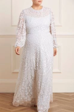 Needle & Thread Holding LTD Seren Long Sleeve Gown