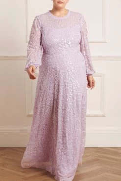 Needle & Thread Holding LTD Seren Long Sleeve Gown