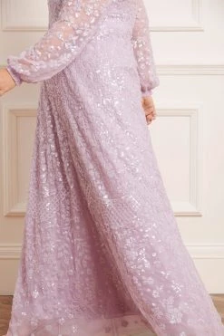Needle & Thread Holding LTD Seren Long Sleeve Gown