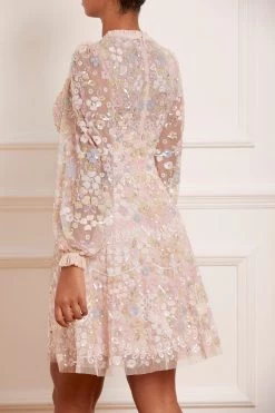 Needle & Thread Holding LTD All - Womenswear Shimmer Fairytale V-Neck Mini Dress 16 Needle & Thread Holding LTD All - Womenswear Shimmer Fairytale V-Neck Mini Dress