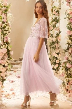 Needle & Thread Holding LTD All - Womenswear Shimmer Primrose Bodice Ankle Gown