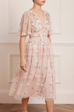 Needle & Thread Holding LTD Shimmer Primrose Midaxi Dress