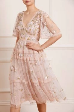 Needle & Thread Holding LTD Shimmer Primrose Midaxi Dress