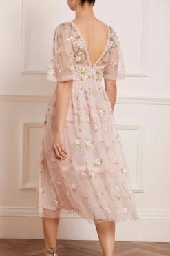 Needle & Thread Holding LTD Shimmer Primrose Midaxi Dress