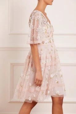 Needle & Thread Holding LTD Shimmer Primrose Mini Dress All - Womenswear