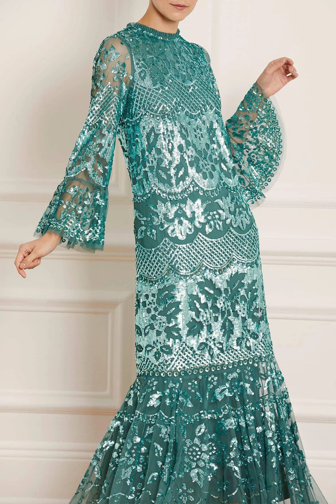 Needle & Thread Holding LTD Snowdrop Gown All - Womenswear 3 Needle & Thread Holding LTD Snowdrop Gown All - Womenswear