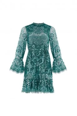 Needle & Thread Holding LTD Snowdrop Mini Dress All - Womenswear