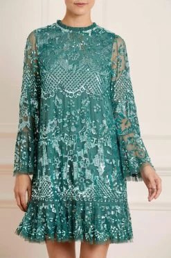 Needle & Thread Holding LTD Snowdrop Mini Dress All - Womenswear