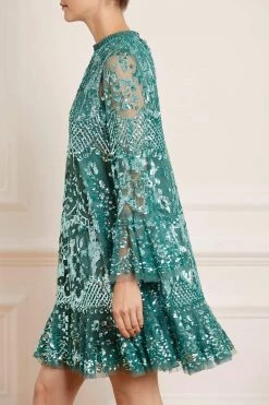 Needle & Thread Holding LTD Snowdrop Mini Dress All - Womenswear