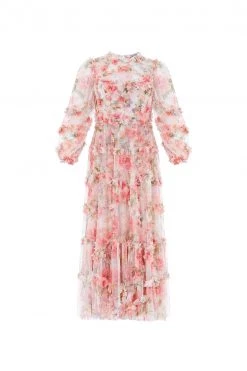 Needle & Thread Holding LTD Summer Song Diamond Ruffle Ballerina Dress