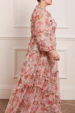 Needle & Thread Holding LTD All - Womenswear Summer Song Diamond Ruffle Gown