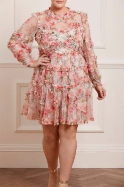 Needle & Thread Holding LTD All - Womenswear Summer Song Diamond Ruffle Mini Dress