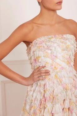 Needle & Thread Holding LTD Sunrise Bloom Corset Ankle Gown