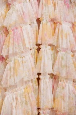 Needle & Thread Holding LTD Sunrise Bloom Corset Ankle Gown