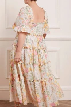 Needle & Thread Holding LTD Sunrise Bloom Cotton Day Ankle Gown