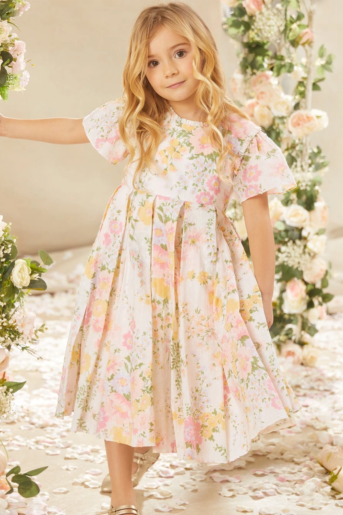 Needle & Thread Holding LTD Sunrise Bloom Cotton Kids Prom Dress All-Kids 1 Needle & Thread Holding LTD Sunrise Bloom Cotton Kids Prom Dress All-Kids