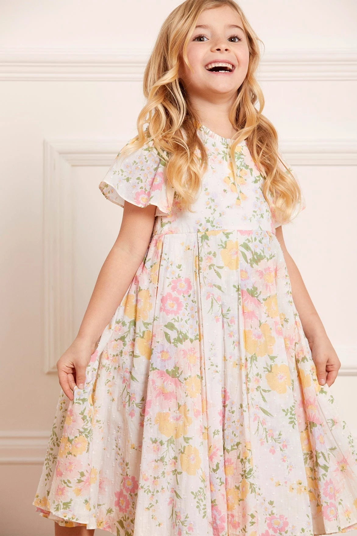 Needle & Thread Holding LTD Sunrise Bloom Cotton Kids Prom Dress All-Kids 3 Needle & Thread Holding LTD Sunrise Bloom Cotton Kids Prom Dress All-Kids