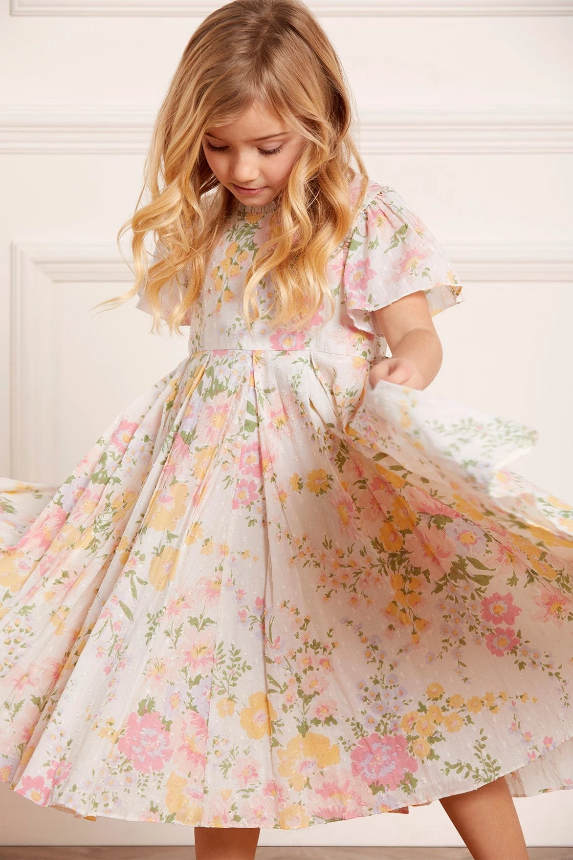 Needle & Thread Holding LTD Sunrise Bloom Cotton Kids Prom Dress All-Kids 4 Needle & Thread Holding LTD Sunrise Bloom Cotton Kids Prom Dress All-Kids