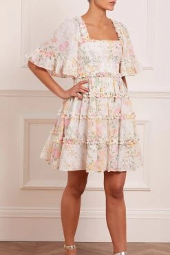 Needle & Thread Holding LTD Sunrise Bloom Cotton Mini Dress All - Womenswear