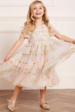 Needle & Thread Holding LTD Sunrise Bloom Smocked Kids Dress All-Kids