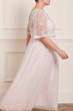 Needle & Thread Holding LTD Sweetheart Lace Bodice Ankle Gown New Arrivals