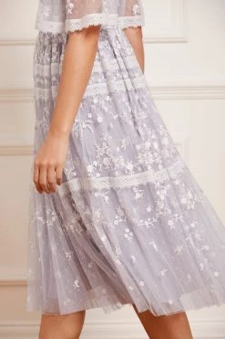 Needle & Thread Holding LTD Sweetheart Lace Midaxi Dress