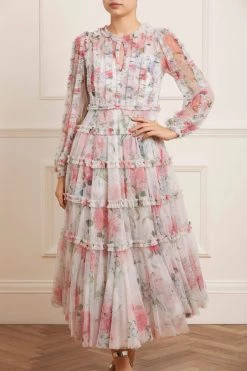 Needle & Thread Holding LTD Sweet Posy Ankle Gown All - Womenswear