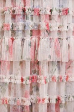 Needle & Thread Holding LTD All - Womenswear Sweet Posy V-Neck Ruffle Ballerina Dress