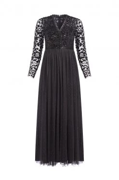 Needle & Thread Holding LTD Tempest V-Neck Bodice Ankle Gown All - Womenswear